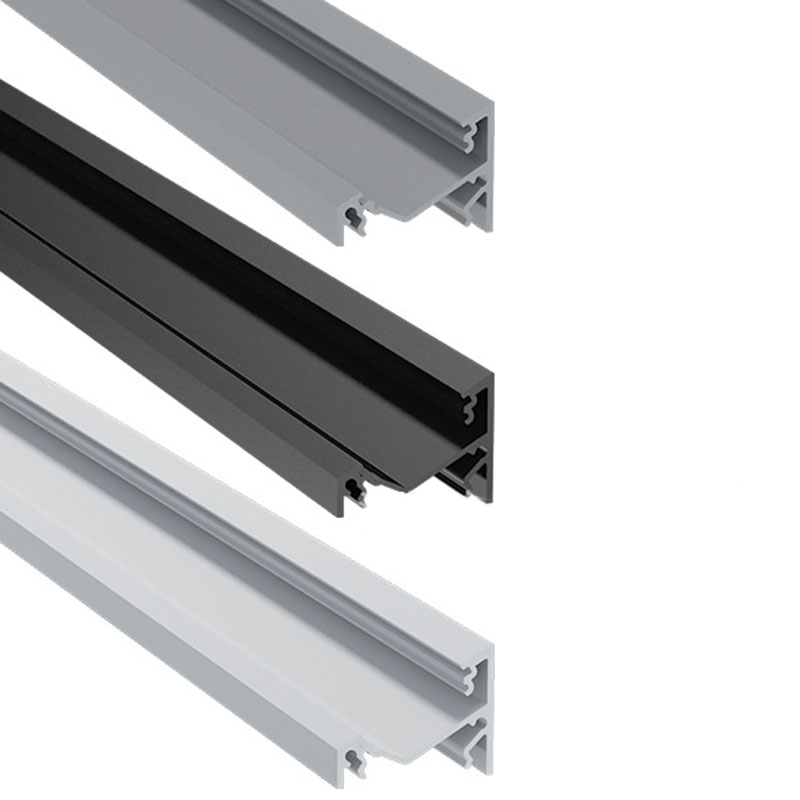 Corner Aluminum LED Light Diffuser Channel For 12mm LED Strip Lighting